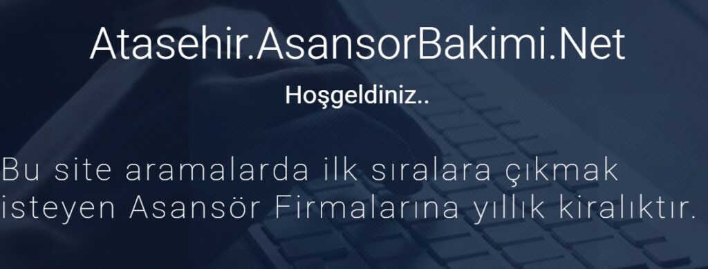 Ataşehir Asansör Bakımı